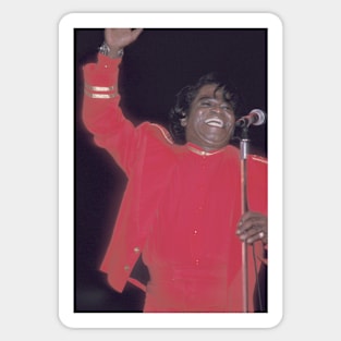 James Brown Photograph Sticker